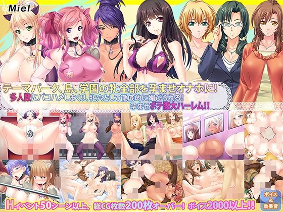 【サマーBOX】テーマパーク、島、学園丸ごと孕ませ！多人数オナホ化セット！【Norn/Miel/Cybele】