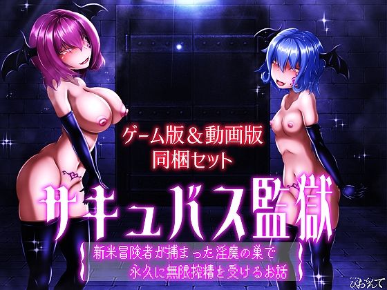【ゲーム版＆動画版 同梱セット】サキュバス監獄 新米冒険者が捕まった淫魔の巣で永久に無限搾精を受けるお話【びおらんて】